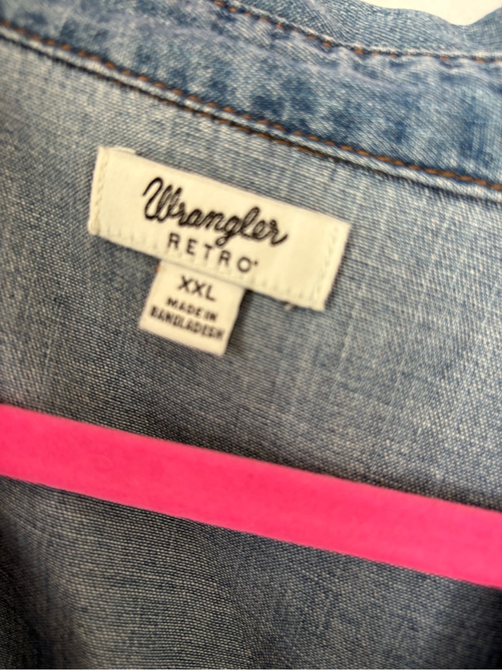 Wrangler Denim Midi Shirt Dress - Light Blue - Picture 3 of 8